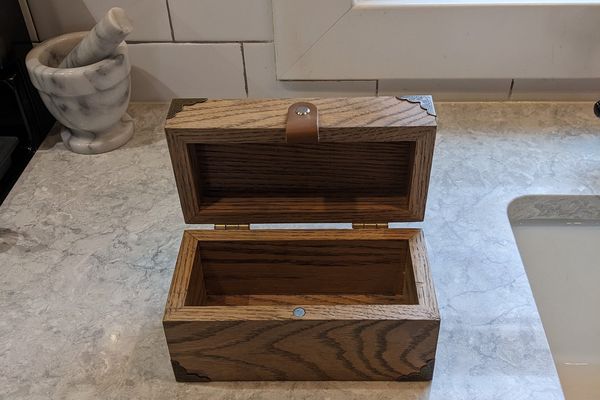 Small Oak Tea box – photo 2