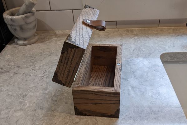 Small Oak Tea box – photo 3