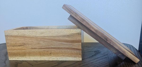 small wooden box for tea or other small items, handcrafted – photo 1
