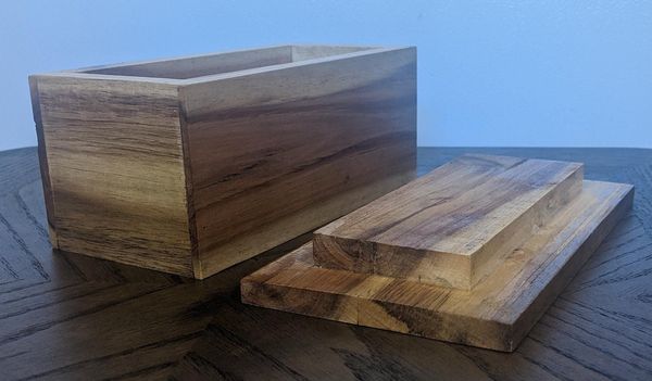 small wooden box for tea or other small items, handcrafted – photo 2