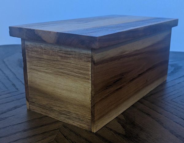 small wooden box for tea or other small items, handcrafted – photo 3