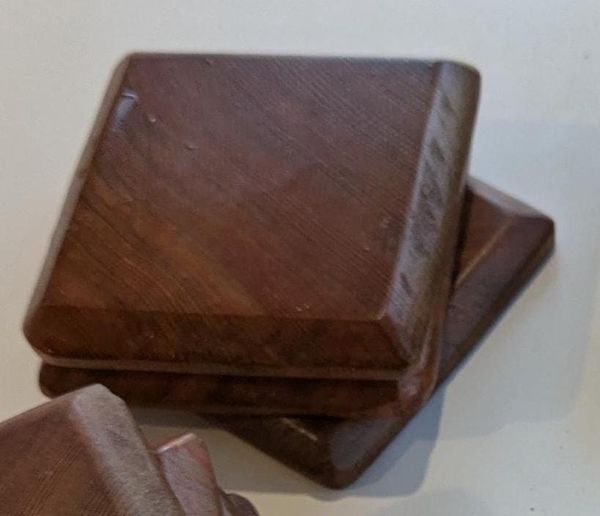 Cedar Wood Coasters Set of 4, Rustic Handmade Wooden Drink Coasters, Farmhouse Coffee Table Decor, Housewarming Gift, Stocking Stuffer – photo 10