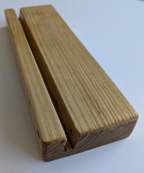 Stand for tablets and cell phones, wooden handmade, charging and viewing holder – photo 5
