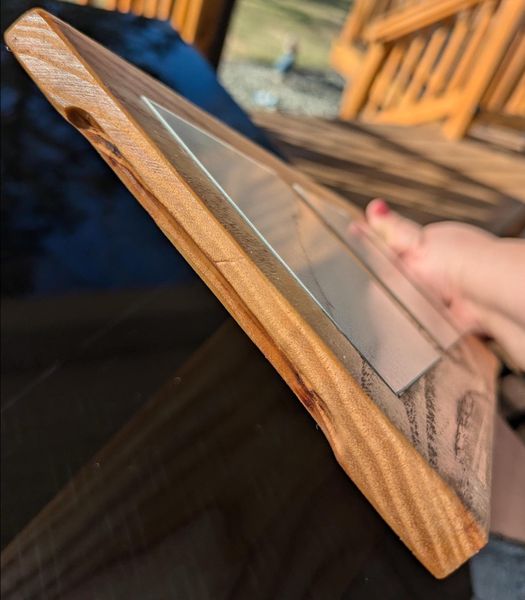 Ash Wood and White Quartz Charcuterie Board, Handmade Stone Serving Tray, Small Cheese Board, Appetizer Platter, Hostess or Christmas Gift – photo 5