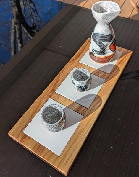 Ash Wood and White Quartz Charcuterie Board, Handmade Stone Serving Tray, Small Cheese Board, Appetizer Platter, Hostess or Christmas Gift – photo 8