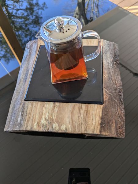 Live Edge Ash Wood and Black Quartz Charcuterie Board, Handmade Stone Cheese Board, Rustic Serving Tray, Wine Board, Housewarming Gift – photo 10