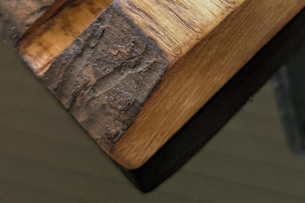 Live Edge Ash Wood Tablet Stand Handcrafted Phone Charging Holder, Wooden iPad Dock, Desk Organizer, Wood Phone Stand, Gift for Him – photo 8