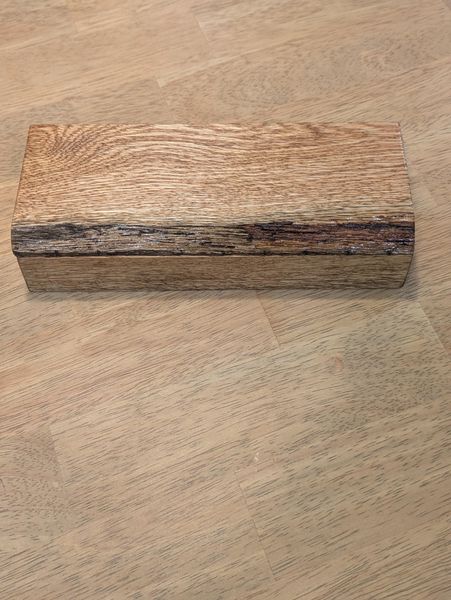 Handcrafted Rustic Red Oak Box: Wooden Pencil & Jewelry Storage – photo 10