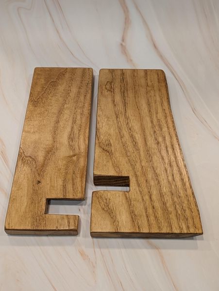 Live Edge Ash Wood Phone Stand with Charging Slot, Handmade Desk Phone Holder, Wooden Cell Phone Dock, Office Gift for Him, Christmas Gift – photo 6