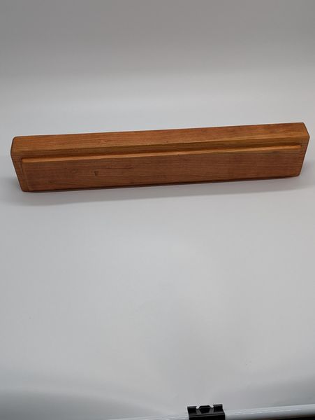 Handcrafted Cherry Wood Catchall Tray: Candle Holder, Key Dish, Home Decor – photo 9