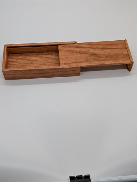Wooden Small Box Handcrafted Rustic Red Oak, Perfect Gift for anyone who appreciates handmade items. – photo 1