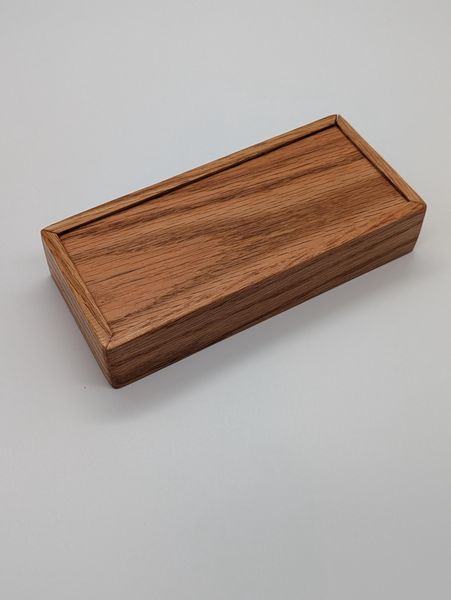Wooden Small Box Handcrafted Rustic Red Oak, Perfect Gift for anyone who appreciates handmade items. – photo 2