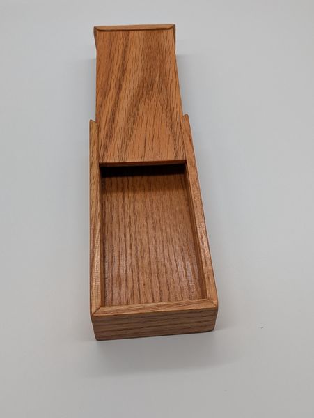 Wooden Small Box Handcrafted Rustic Red Oak, Perfect Gift for anyone who appreciates handmade items. – photo 3