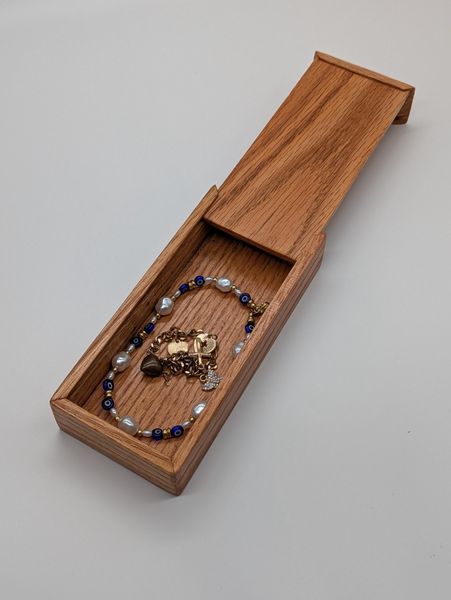 Wooden Small Box Handcrafted Rustic Red Oak, Perfect Gift for anyone who appreciates handmade items. – photo 5