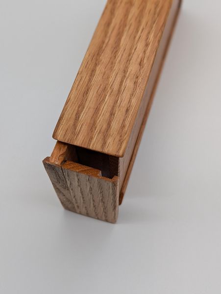 Wooden Small Box Handcrafted Rustic Red Oak, Perfect Gift for anyone who appreciates handmade items. – photo 6