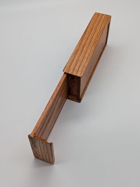Wooden Small Box Handcrafted Rustic Red Oak, Perfect Gift for anyone who appreciates handmade items. – photo 8