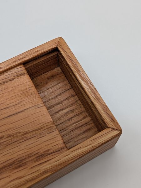 Wooden Small Box Handcrafted Rustic Red Oak, Perfect Gift for anyone who appreciates handmade items. – photo 9