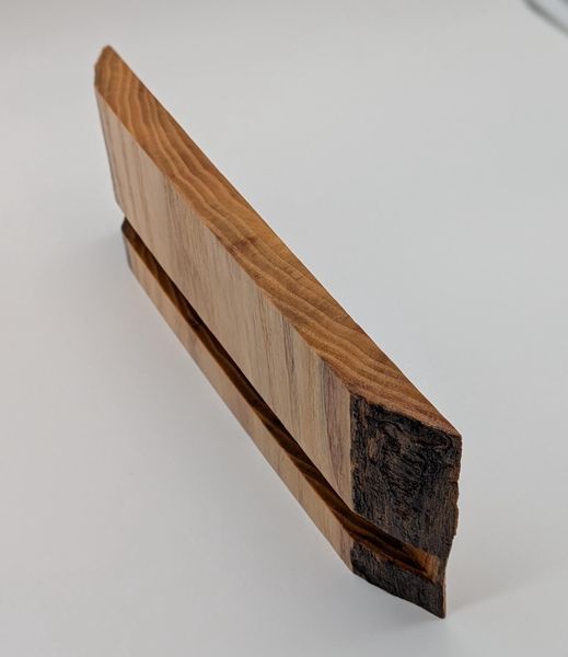 Slim Live Edge Ash Wood Tablet and Phone Stand, Wooden iPad Holder, Desk Charging Dock, Kitchen Recipe Tablet Stand, Christmas Gift for Him – photo 8