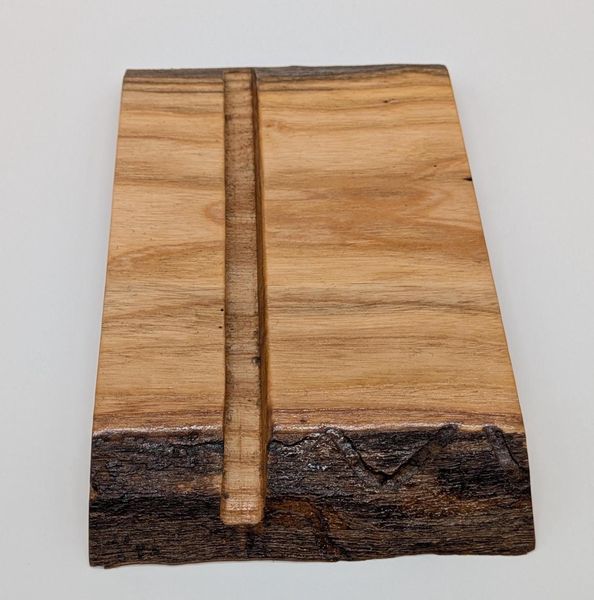 Live Edge Ash Wood Tablet and Phone Stand, 11 Inch Wooden Charging Dock, Nightstand Phone Holder, iPad Stand, Stocking Stuffer, Gift for Him – photo 6