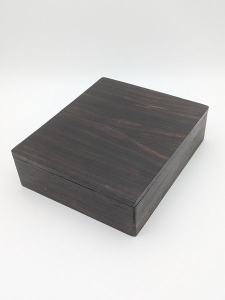 Handcrafted Spacious Wooden Box with Lid, Top - Opening Keepsake Box, Desk Organizer, Gift – photo 1