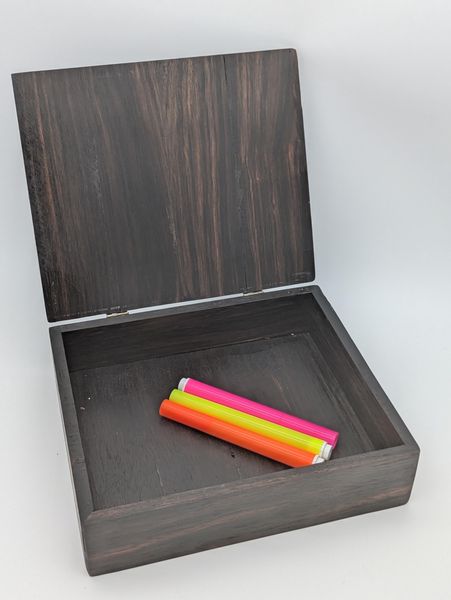 Handcrafted Spacious Wooden Box with Lid, Top - Opening Keepsake Box, Desk Organizer, Gift – photo 5