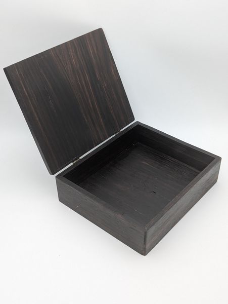 Handcrafted Spacious Wooden Box with Lid, Top - Opening Keepsake Box, Desk Organizer, Gift – photo 6
