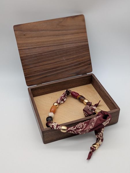 Handcrafted Spacious Wooden Box with Lid, Top - Opening Keepsake Box, Desk Organizer, Gift – photo 4