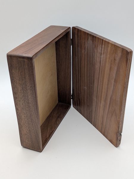 Handcrafted Spacious Wooden Box with Lid, Top - Opening Keepsake Box, Desk Organizer, Gift – photo 5