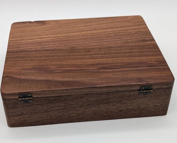 Handcrafted Spacious Wooden Box with Lid, Top - Opening Keepsake Box, Desk Organizer, Gift – photo 8