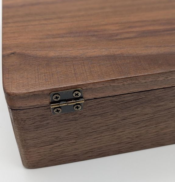 Handcrafted Spacious Wooden Box with Lid, Top - Opening Keepsake Box, Desk Organizer, Gift – photo 9
