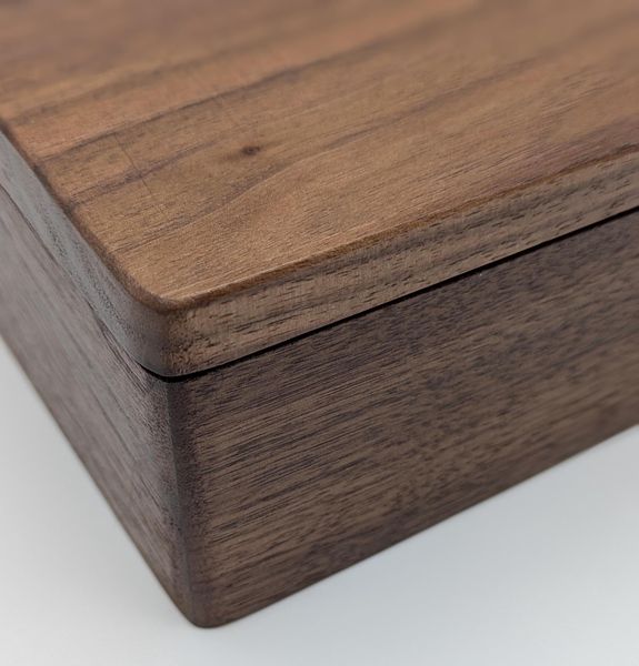 Handcrafted Spacious Wooden Box with Lid, Top - Opening Keepsake Box, Desk Organizer, Gift – photo 10